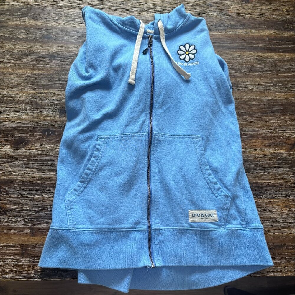 Life Is Good zip-up hoodie